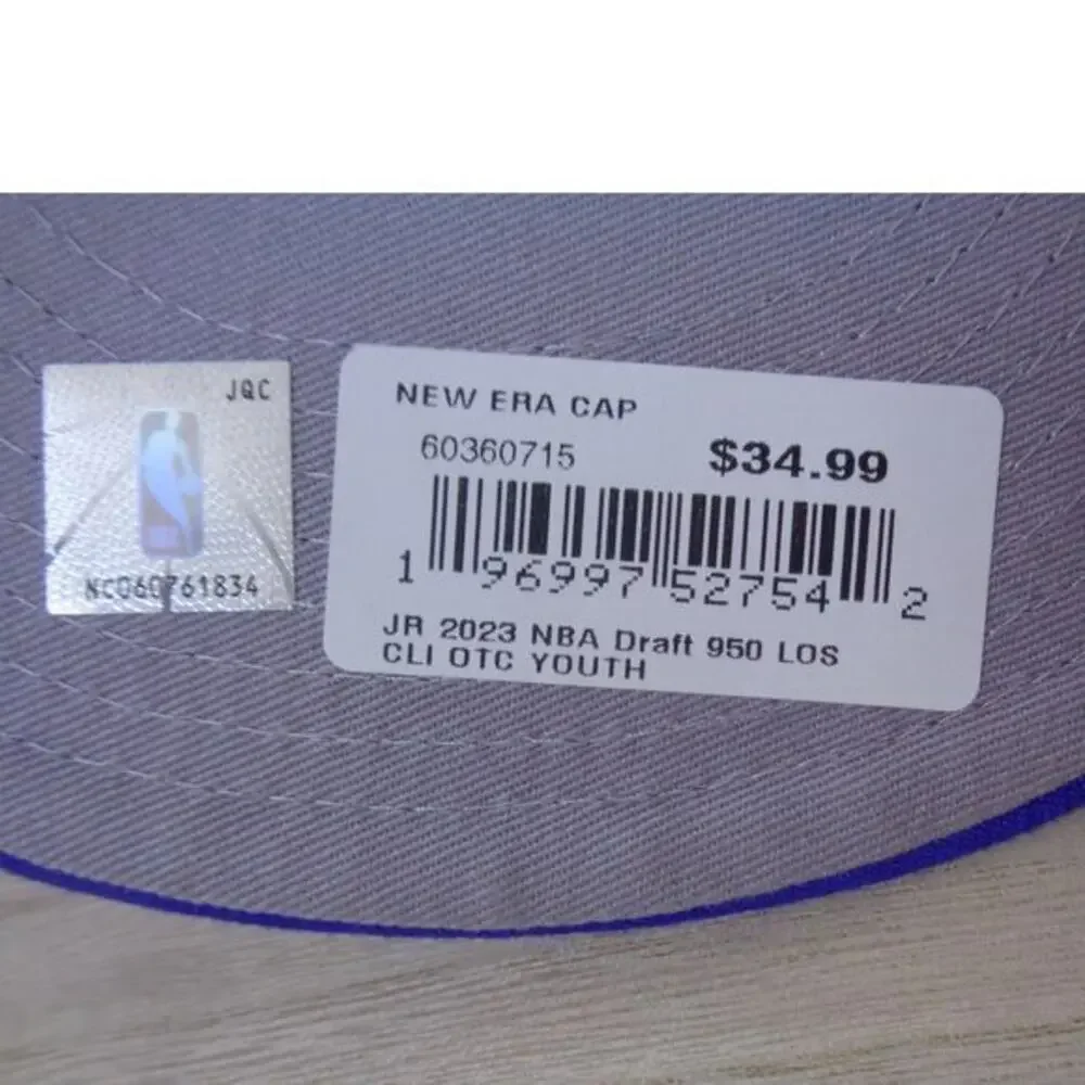 LA Clippers New Era Royal Official Team Color 9FIFTY Snapback Hat Youth‎
